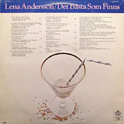 LENA ANDERSSON / Det Basta Som Finns